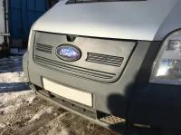 Зимняя накладка на решетку радиатора матовая из стекловолокна Ford Transit 2006-2014