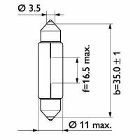 Лампа C5W 13844 24V CP (10) STANDARD 13844CP 1шт