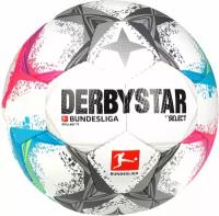 Футбольный мяч профессиональный DERBYSTAR Bundesliga размер 5, CX-0062 / Белый