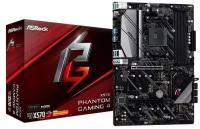 Материнская плата Asrock X570 PHANTOM GAMING 4 Soc-AM4 AMD X570 4xDDR4 ATX AC`97 8ch(7.1) GbLAN RAID+HDMI+DP