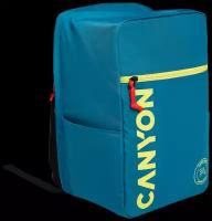 Рюкзак для ноутбука 15.6" Canyon CSZ-02 Dark Aquamarine / Lemon (cns-csz02dgn01)