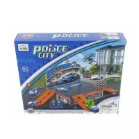 Shantou Gepai Игровой набор Police City парковка, заправка, полицейский участок 41612