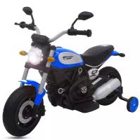 Детский мотоцикл Qike Чоппер синий - QK-307-BLUE (QK-307-BLUE)