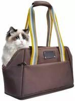 Переноска для кошек, собак и домашних питомцев, сумка-переноска"Pet Bag", до 6 кг, 38х19х26,5 см