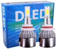 Автомобильная LED лампа DLED HB3 9005, C6 Original, 12V, 6500K, в наборе 2 шт 9864825