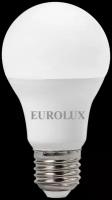 Лампа светодиодная Eurolux LL-E-A60-13W-230-2,7K-E27, груша, 13Вт, тепл., Е27