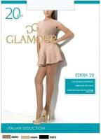 Колготки Glamour Edera, 20 den, размер 5, черный