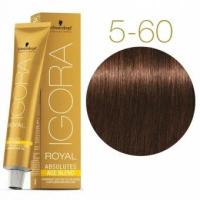 IGORA ROYAL абсолют краска дв 5-60 Светлый коричневый нат. шок