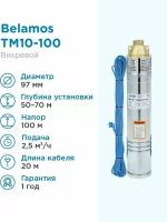 Погружной вихревой насос Belamos ТМ10-100 (диаметр 96мм, кабель 20м)