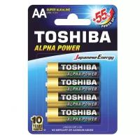 Батарейка Toshiba Alpha Power AA, в упаковке: 4 шт