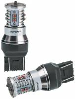 Светодиодная лампа Optima MINI-CREE RED, CAN, CREE XB-D*10 1800K 12-24V (W3X16g) двухконтактная 1 лампа