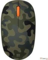 Мышь Microsoft Bluetooth Mouse Green Camo, оптическая, беспроводная, зеленый [8kx-00029]