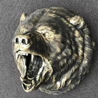 Настенная Скульптура «Голова Медведя» 38х40х36 см