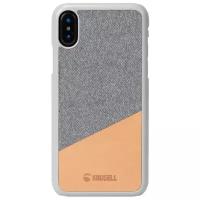 Чехол Krusell Tanum Cover для Apple iPhone XS, кожаный