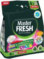 Стиральный порошок Master Fresh Color, с энзимами, 4 кг