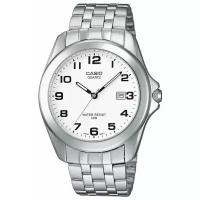 Наручные часы CASIO MTP-1222A-7B мужские, кварцевые, подсветка стрелок, водонепроницаемые