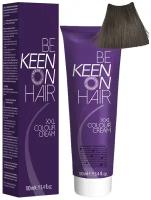 KEEN Be Keen on Hair крем-краска для волос XXL Colour Cream, 7.1 Mittelblond Asch, 100 мл