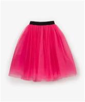 Юбка из сетки розовая Gulliver, для девочек, размер 158, мод 123GPGC6102