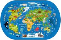 Пазл деревянный Карта Мира