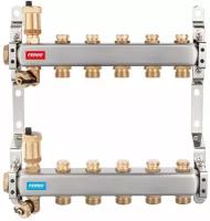 Коллекторная группа FERRO, распределитель типа SN-ROU, стальной, 9-контурный Ferro SN-ROU09S (без расходомера)