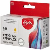 4 шт. Картридж струйный Sakura 655 / CZ112AE желтый, водорастворимый тип, 11 мл, 600 стр. для HP (SICZ112AE)