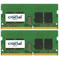 Оперативная память Crucial 8 ГБ (4 ГБ x 2 шт.) DDR4 2400 МГц SODIMM CL17