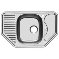 Врезная кухонная мойка UKINOX Comfort COL 777.488-GW8K, 48.8х77.7см, нержавеющая сталь