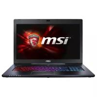 Ноутбук MSI GS70 6QE Stealth Pro (1920x1080, Intel Core i7 2.6 ГГц, RAM 8 ГБ, SSD 128 ГБ, HDD 1000 ГБ, GeForce GTX 970M, DOS)