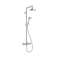 Душевая стойка hansgrohe Croma Select S 180 2jet Showerpipe 27253400, хром комбинированное 1600 мм