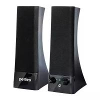 Колонки Perfeo "TOWER" 2.0, мощность 2х2,5 Вт (RMS), чёрн, USB