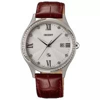 Наручные часы ORIENT Lady Rose UNF8006W, серебряный, коричневый