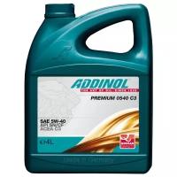 Моторное масло ADDINOL Premium 0540 C3 5W-40 C3 SN/CF 4л