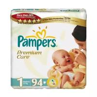 Pampers подгузники Premium Care 1, 2-5 кг, 72 шт., 2 уп.