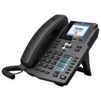 IP-телефон Fanvil X4, 4 SIP аккаунта, цветной 2,8 дисплей 320x240, конференция на 3 абонента, поддержка POE