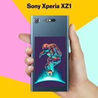 Силиконовый чехол на Sony Xperia XZ1 Сёрфер / для Сони Иксперия ИксЗ 1