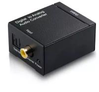 Конвертер аудио S/PDIF Toslink (цифра) в RCA (аналог)+ гн 3,5