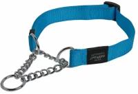 Rogz OBedience Half Check Collar Полуудавка строгая серия, голубой M