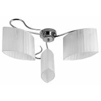 Люстра Toplight Jeanne TL3650X, E27, 120 Вт, кол-во ламп: 3 шт., цвет арматуры: хром, цвет плафона: белый