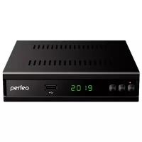 Ресивер DVB-T2/C Perfeo PF_A4487 приставка "MEDIUM" для цифрового TV, (Wi-Fi-опционно), IPTV, HDMI, 2 USB, DolbyDigital, пульт ДУ