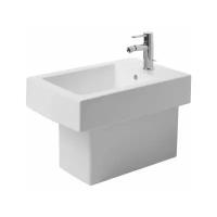 Биде напольное DURAVIT Vero 224010 (белый) с горизонтальным выпуском