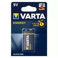 Батарейка VARTA ENERGY 9V Крона, в упаковке: 1 шт