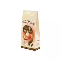 Чай зеленый листовой Tea Berry "Зеленый земляничный со сливками" 100гр