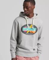 Худи Superdry, размер M, серый