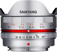 Samyang 7.5mm f/3.5 ED AS UMC Fish-eye MFT Silver