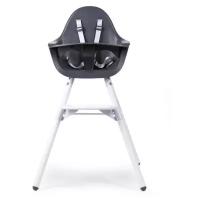 Стульчик для кормления Childhome Evolu 2 White/Anthracite с подушкой Lime