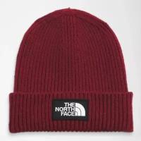 Шапка The North Face TNF™ Logo Box Cuffed Beanie NF0A3FJX6R3 женская, цвет красный, размер one size