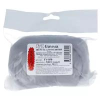 Gamma FY-050 "Шерсть для валяния" 100% мериносовая шерсть 50 г №0431 серый