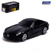 Автоград Машина металлическая MERCEDES-AMG GT S, 1:64, цвет чёрный матовый