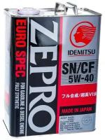 Масло моторное синтетическое Zepro Euro Spec SN/CF 5W-40, 4л