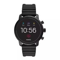 Умные часы FOSSIL Gen 4 Smartwatch Explorist HR (silicone), black